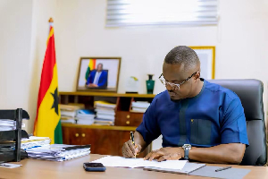 Executive Secretary of NIA Wisdom Kwaku Deku