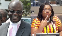 Lawyer Tony Lithur (L) and his wife, Nana Oye Lithur have been married for over 20 years
