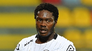 Spezia forward Emmanuel Gyasi