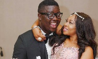 Seyi Law and wife