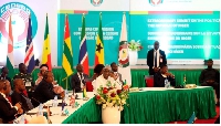 A view of the ECOWAS Head of States and Government extraordinary session in Abuja, Nigeria