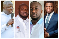 From (L-R) Mustapha Gbande, George Opare Addo, Malik Basintale and Sammy Gyamfi