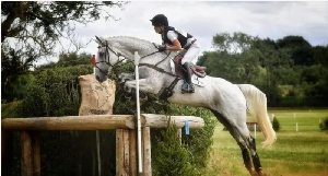 Noor Slaoui, on her horse Cash In Hand, will become the first competitor from the Middle East