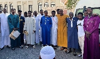 Muslim Black Stars players and officials