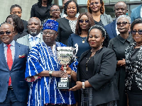 Chief Justice Gertude Torkonoo with  Cletus Avoka