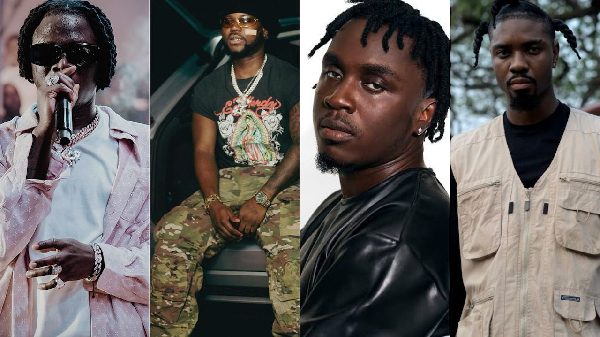 From L to R: Stonebwoy, King Promise, Kweku Smoke and Beeztrap
