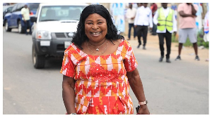 Founder and flagbearer of the Ghana Freedom Party , Akua Donkor