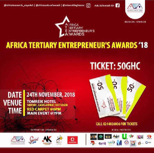 Africa Tertiary Entrepreneurs Awards comes off this weekend