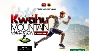 The sixth edition of the Kwahu Mountain Marathon will be held on Saturday, April 19, 2025.