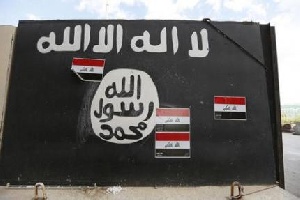 Library photo: ISIS flag