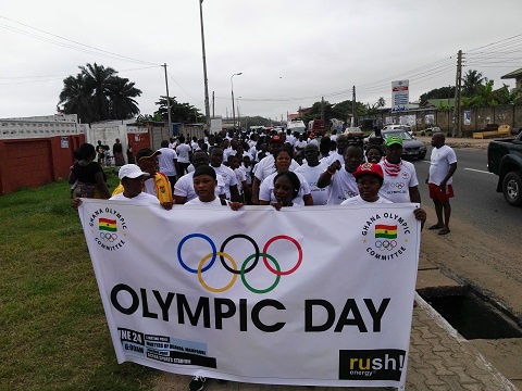 A walk was held to celebrate the day