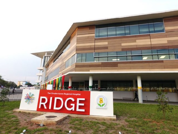 File photo of the Greater Accra Regional Hospital (GARH-RIDGE)