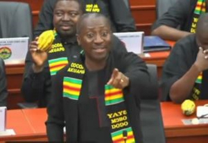 Alexander Afenyo-Markin making the allegation in Parliament on Friday