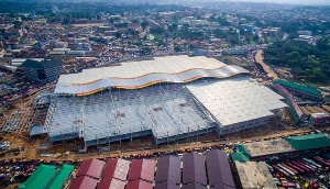 The new Kejetia Market under construction in Kumasi