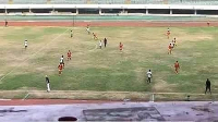 A picture showing what a football pitch looks like in Ghana