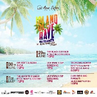 The 2018 'Island Rave' will kick off June, 29th to the July,1st