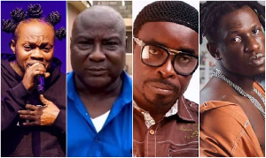 From L to R: Daddy Lumba, Edward Akwasi Boateng, Daasebre Gyamena and King Paluta