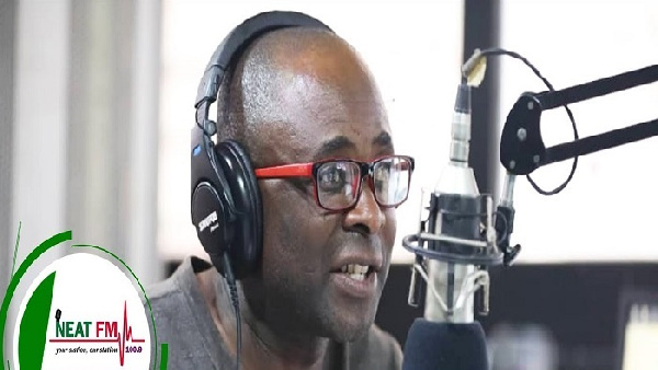 Kwasi Aboagye is the host of Peace FM Entertainment Review