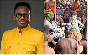 Prophet Amoako Atta (L) has issued a stern warning to the parents of 7-year-old priest (L)