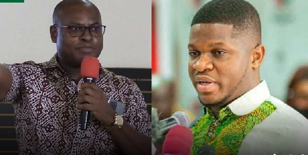 Richard Ahiagbah [L] and Sammy Gyamfi