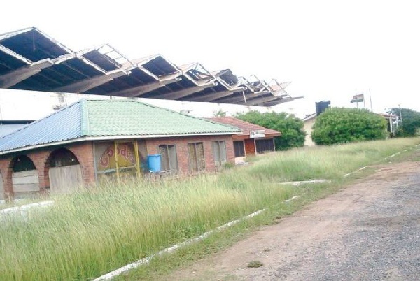 Some portions of the Trade Fair Centre currently in ruins