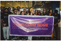 Diasporans welcomed at the airport