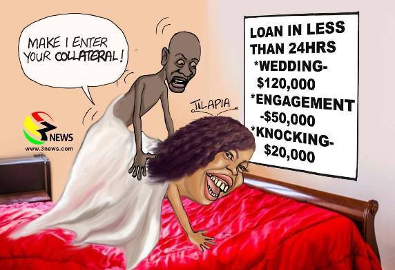 Cartoon: Collateral for wedding loan?