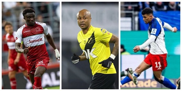 Performance of Ghanaian Players Abroad: André Ayew shines, Breda as Opoku, Königsdörffer hit braces