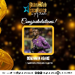 Benjamin Asare bags 2025 GhanaWeb Excellence in Sports Award