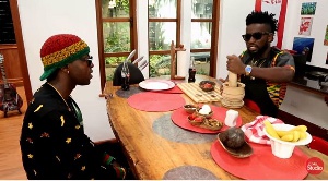 Bisa KDei and Eddy Kenzo are housemates at the 2017 Coke Studio Africa series