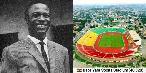 The Kumasi Sports Stadium was named after Baba Yara