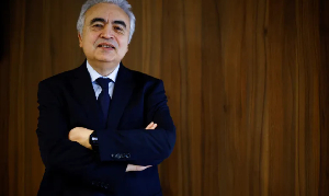 The International Energy Agency chief Fatih Birol poses during an interview with Reuters
