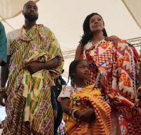 Dwyane Wade, Gabrielle Union and daughter in Ghana