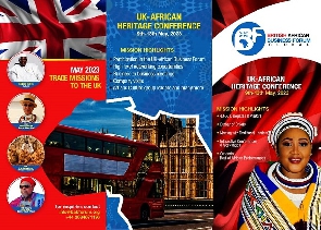 The UK African Heritage Conference will take place from 9th to 13th May 2023