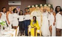 The bridal shower took place at the Allure Spa in the City