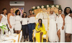 The bridal shower took place at the Allure Spa in the City