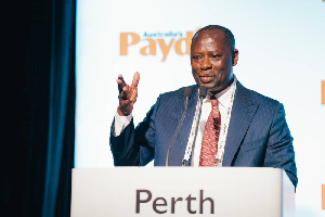 Emmanuel Armah-Kofi Buah is the Minister of Lands and Natural Resources