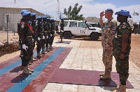 Ghana Army serving with the United Nations in Mali