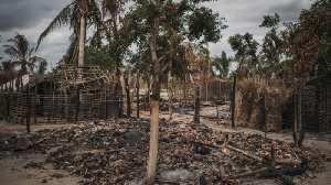 Burnt Village Mozambique