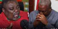 Koku Anyidoho [L] and John Mahama