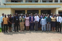 A group picture of GAEC staff who participated in the training