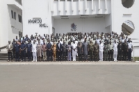 A  photo from the closing ceremony of the 2024 Maritime Sector Governance Course (MSGC)