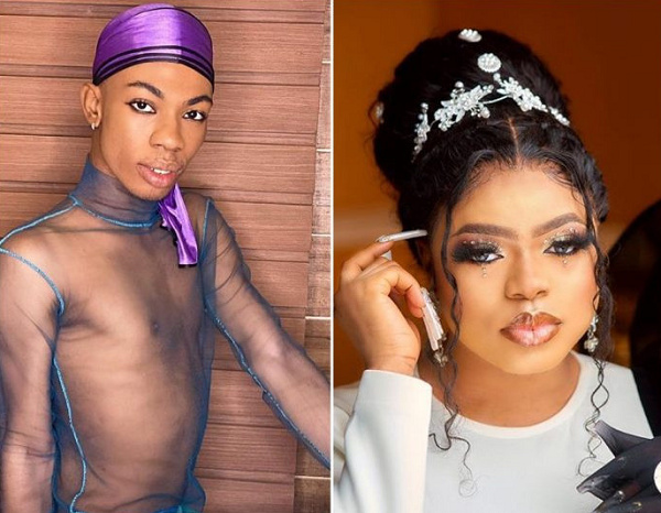 Nigerian crossdressers, James Brown and Bobrisky