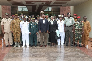 Miliatary Chiefs President Mahama