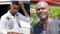 Ibrah One(L) and Ken Agyapong