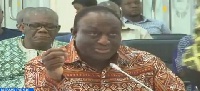 Trade and Industry Minister, Alan Kwadwo Kyerematen before the five-member ad-hoc Committee
