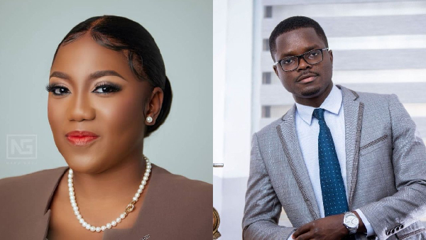 Dr Juliana Akushika Andoh (L), Senior Lecturer and Faculty Research Officer at UPSA