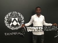 Nicholas Opoku is on pre-season with Udinese