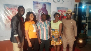 Kumawood actors at the screening