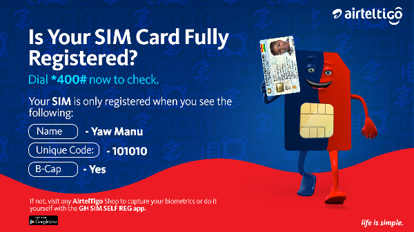 AirtelTigo to block all unregistered SIM cards effective 30th November